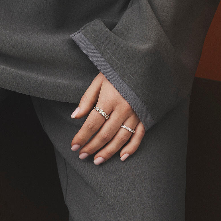 Sølv ring "Elera" m. zirk.