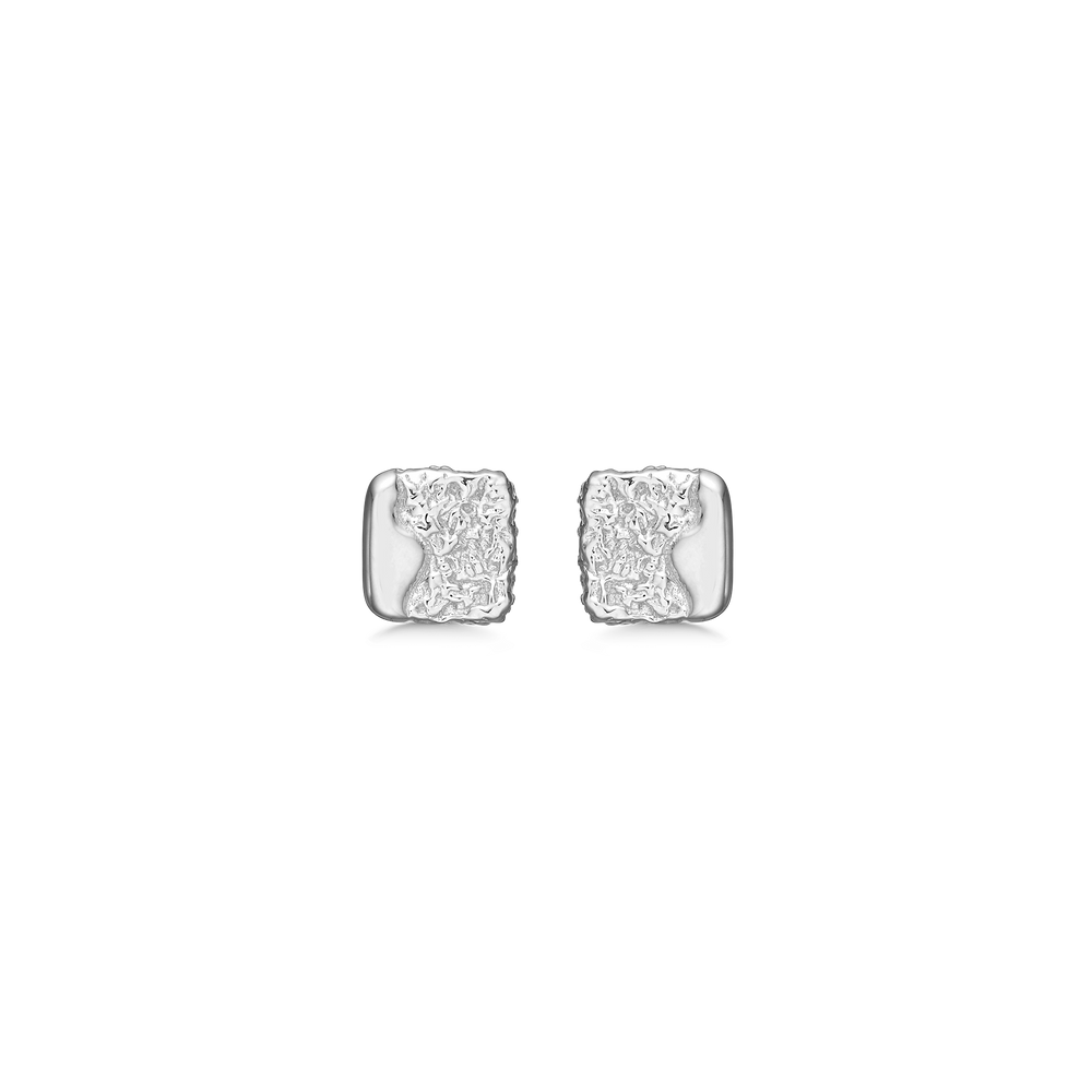 Sølv ørestik "Edge"