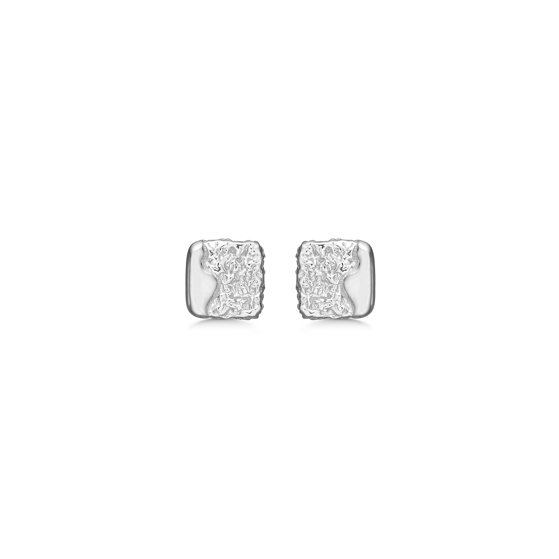 Sølv ørestik "Edge"