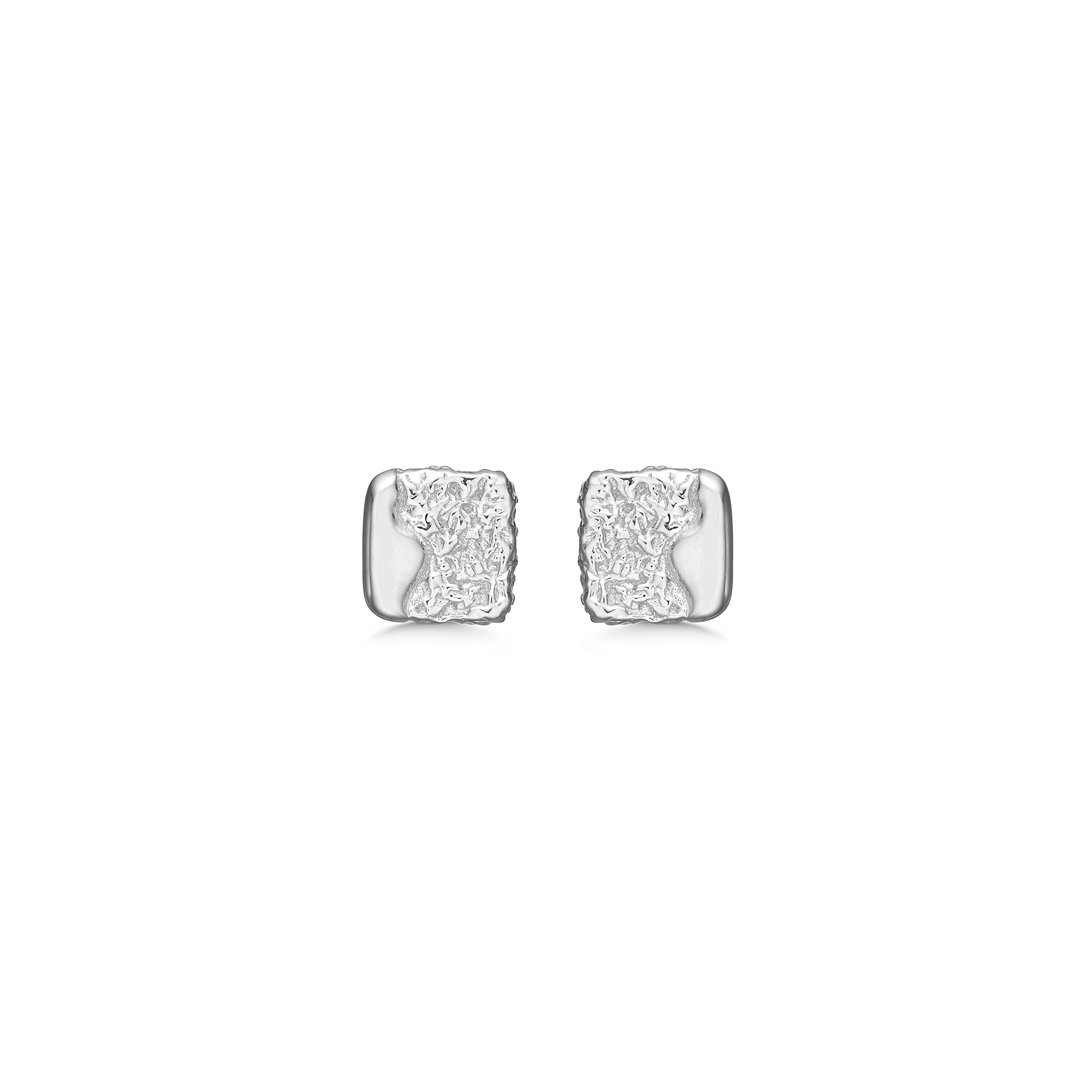Sølv ørestik "Edge"