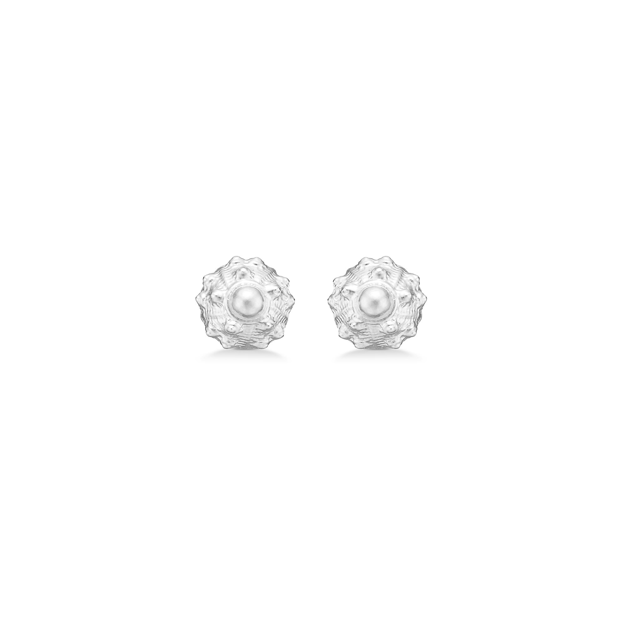 Sølv ørestik "Urchin Elegance"