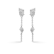 Sølv ørestik "Glacier"