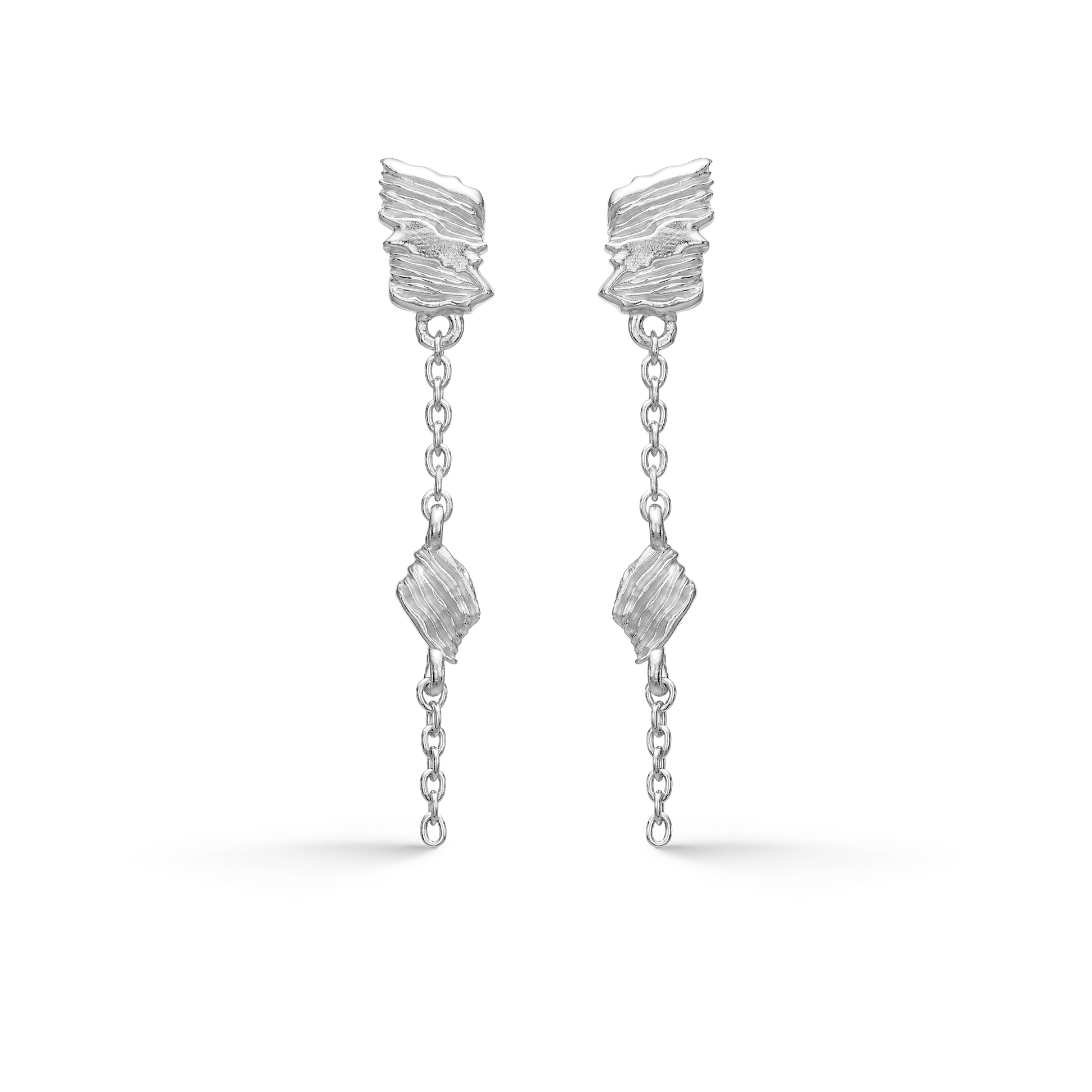 Sølv ørestik "Glacier"