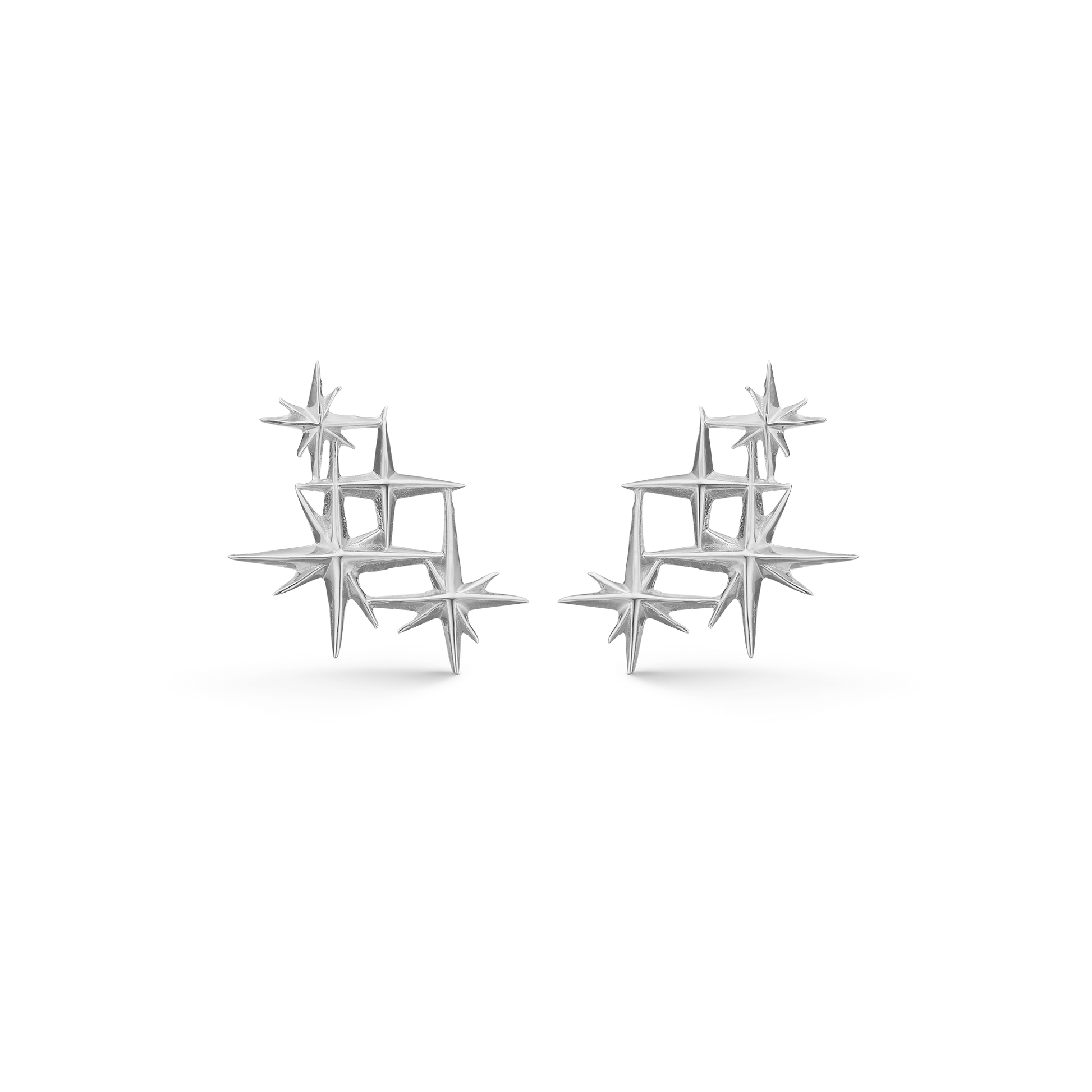Sølv ørestik "Rime"