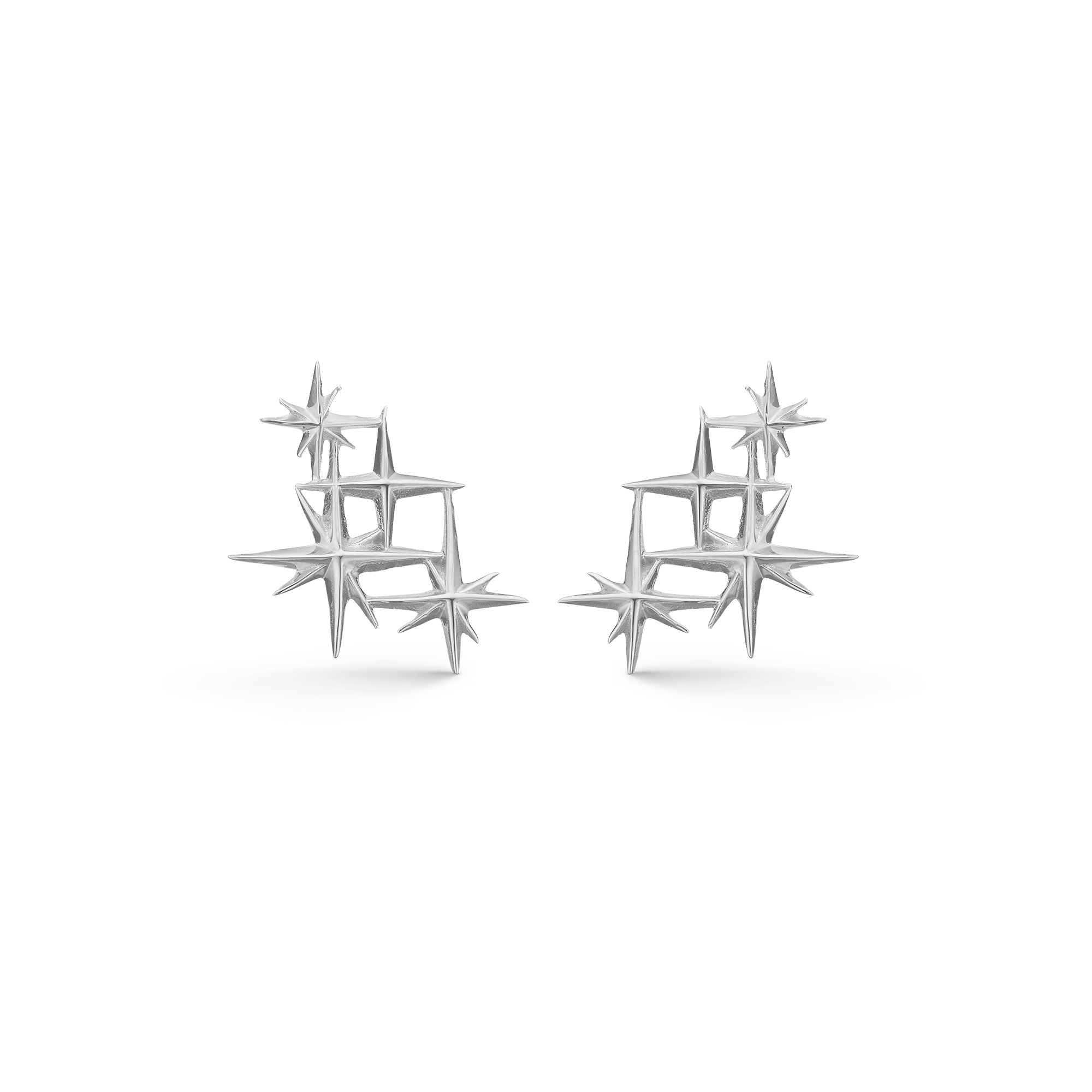 Sølv ørestik "Rime"