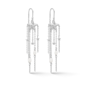 Sølv ørestik "Starfish Lustre" m. perler