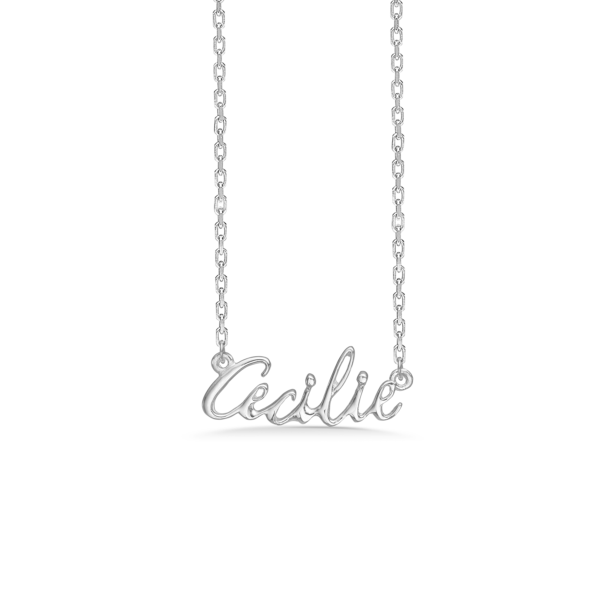 Sølv halskæde "Cecilie"