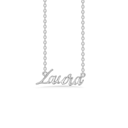 Sølv halskæde "Laura"