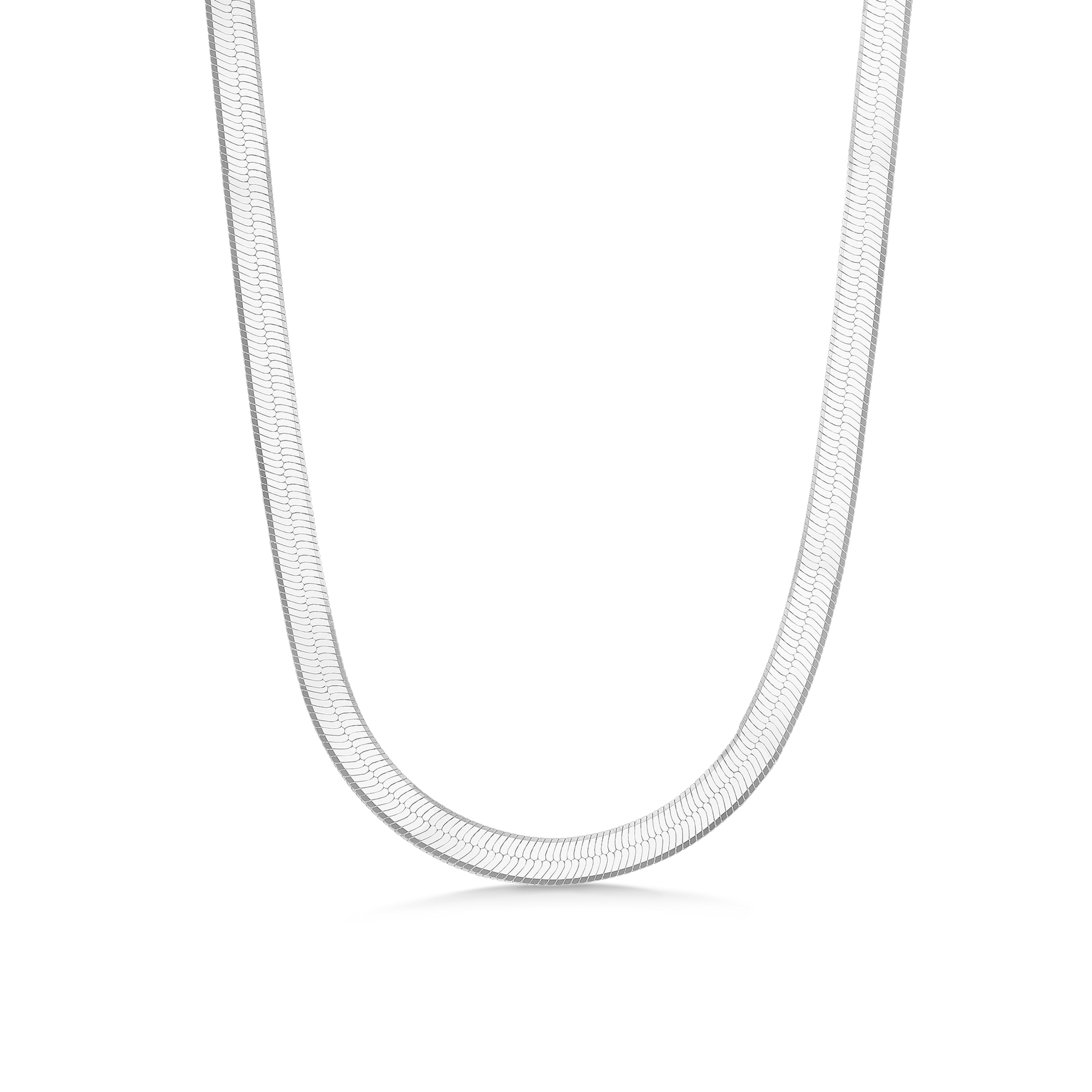 Sølv halskæde sildeben "Cobra"