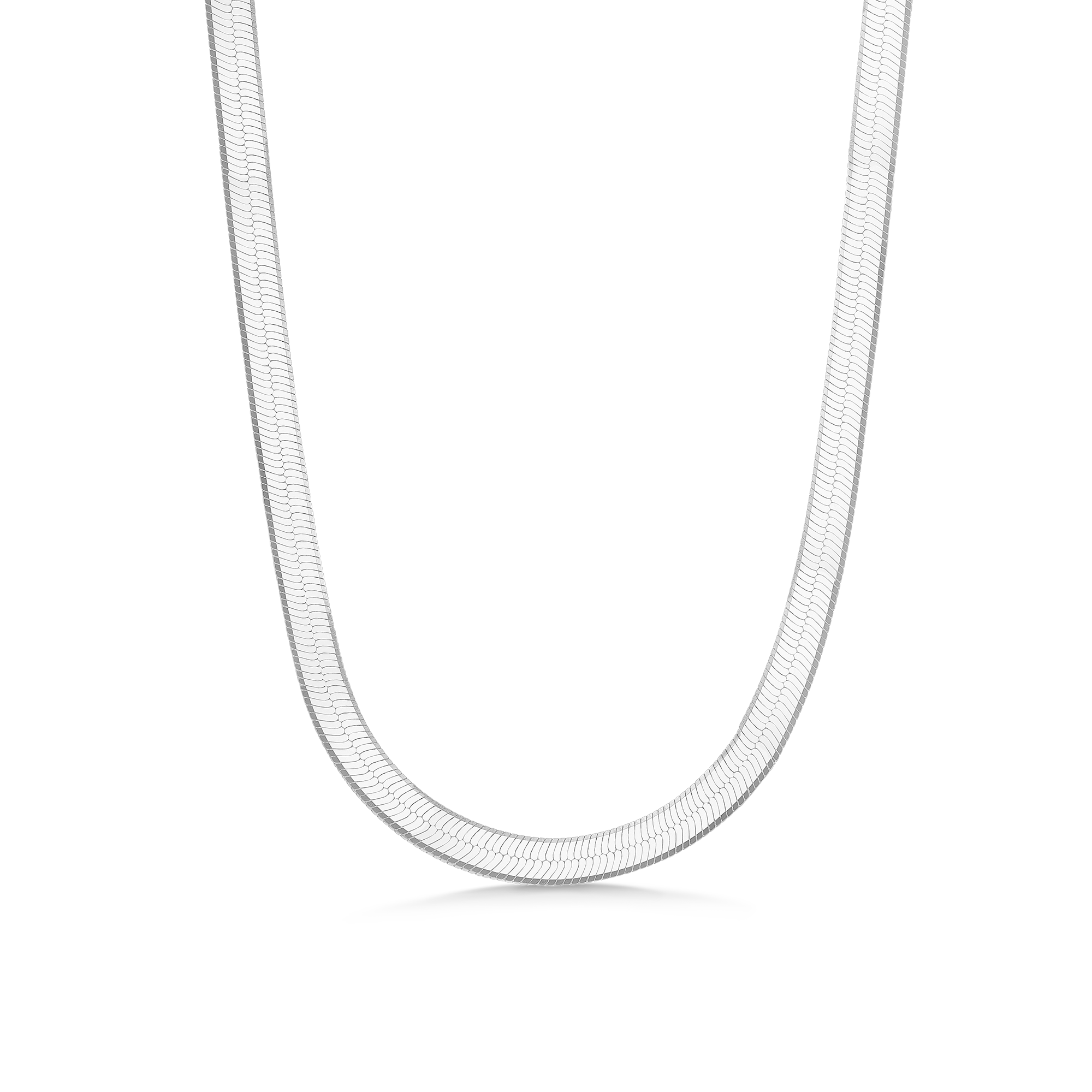 Sølv halskæde sildeben "Cobra"