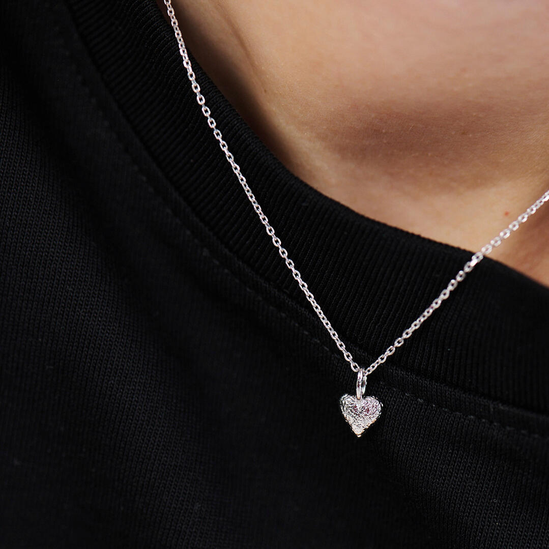 Sølv halskæde "Amour Heart"