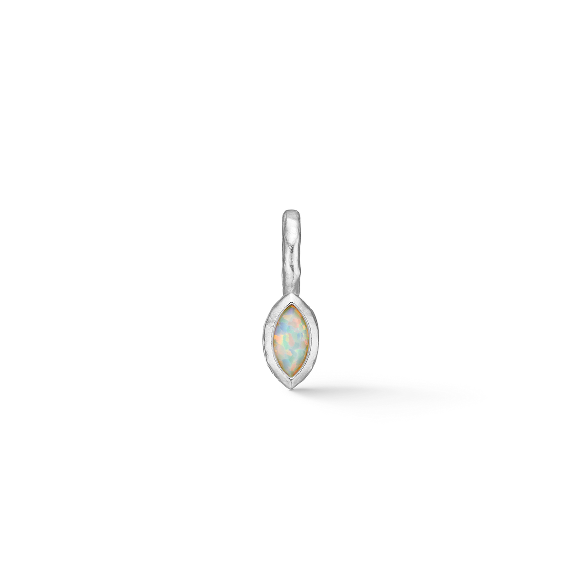 Sølv vedh. "Oktober" cz opal
