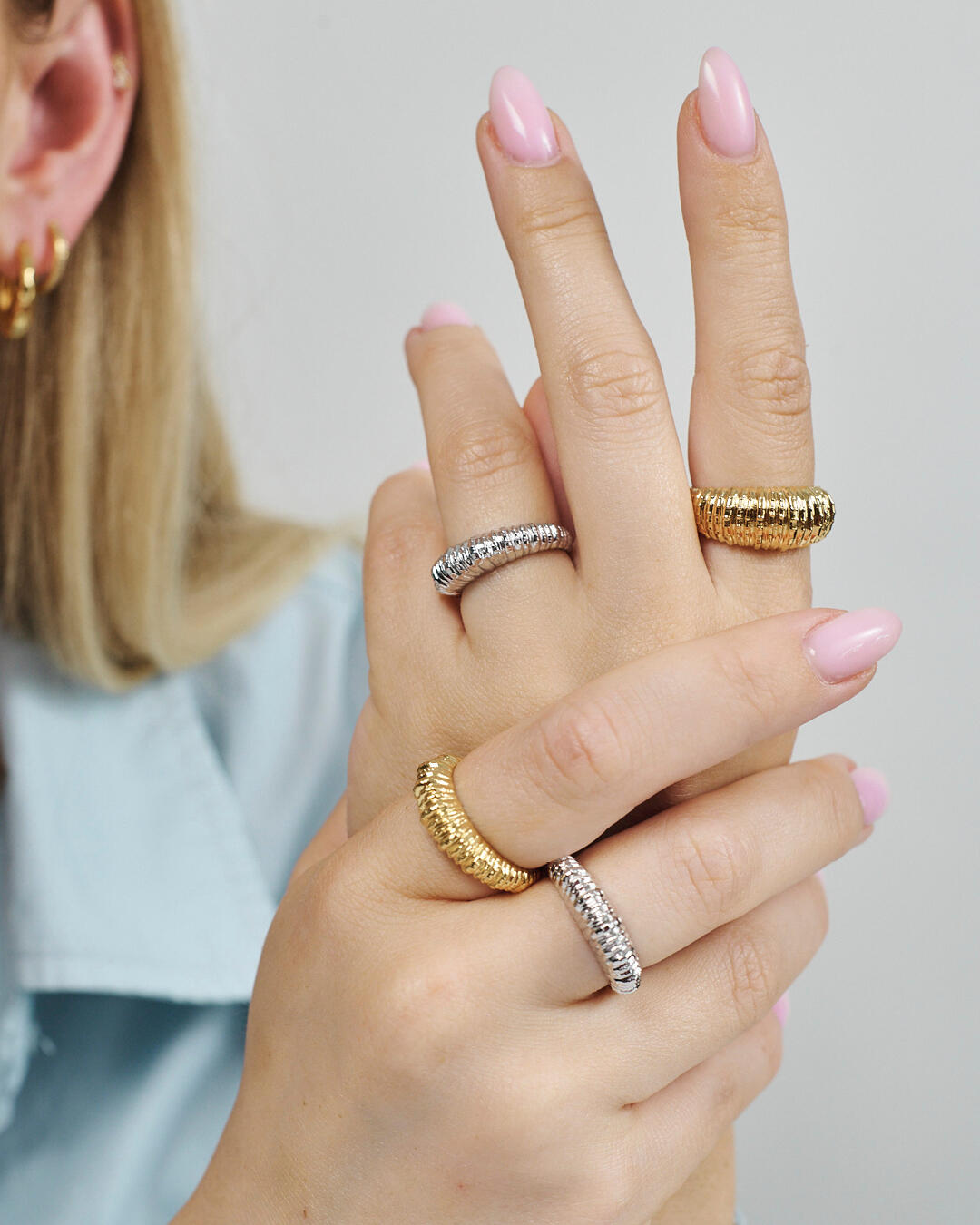 Sølv forg. ring "Seashell Secrets"