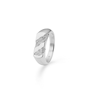 Sølv ring "Glacier"
