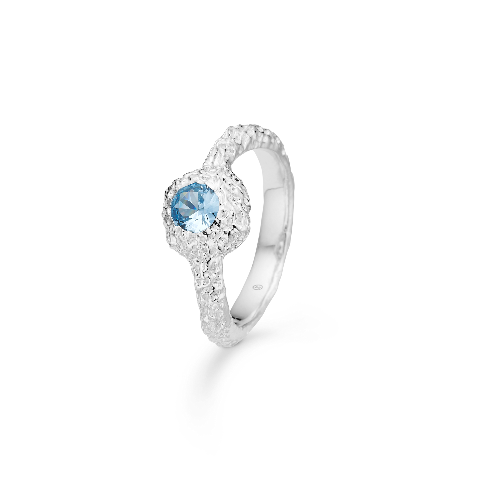 Sølv ring "Wild Cliff" m. zirk.