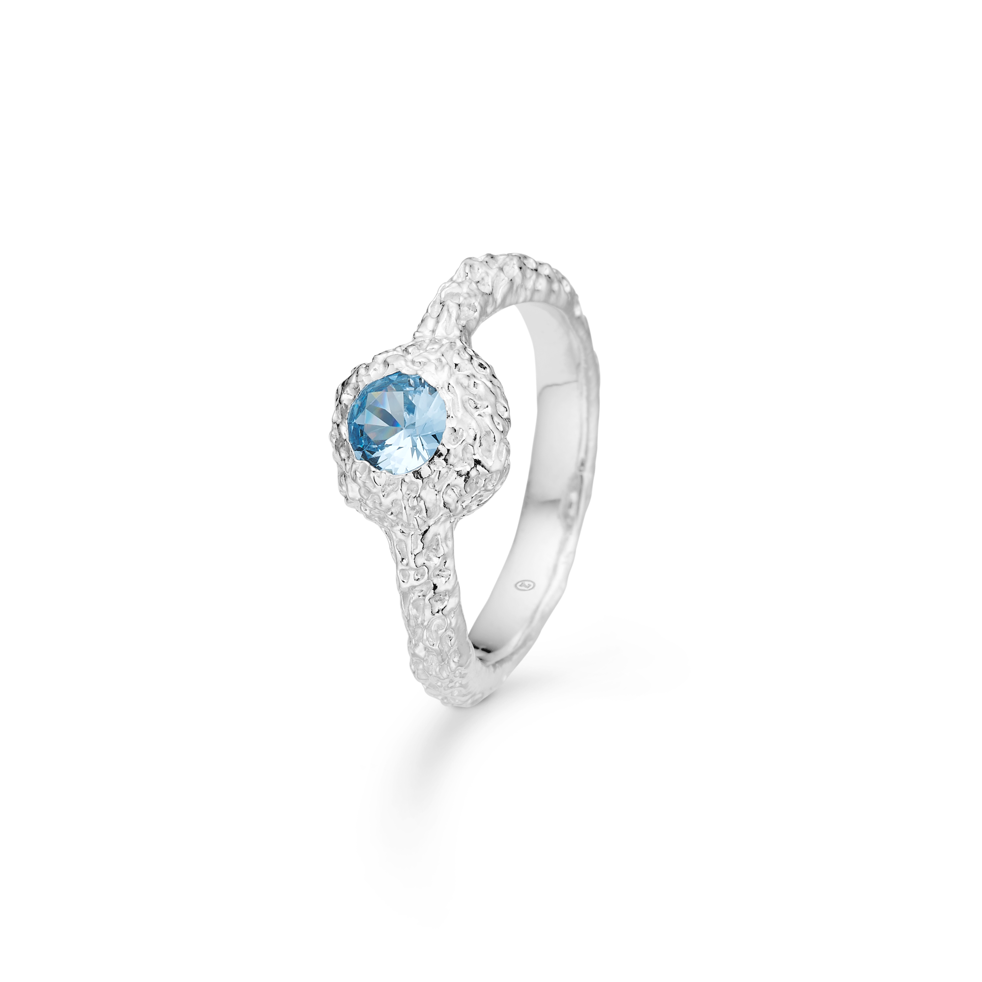 Sølv ring "Wild Cliff" m. zirk.