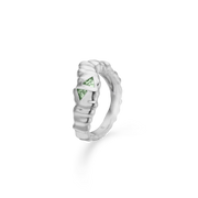 Sølv ring "Icicle" m. zirk.