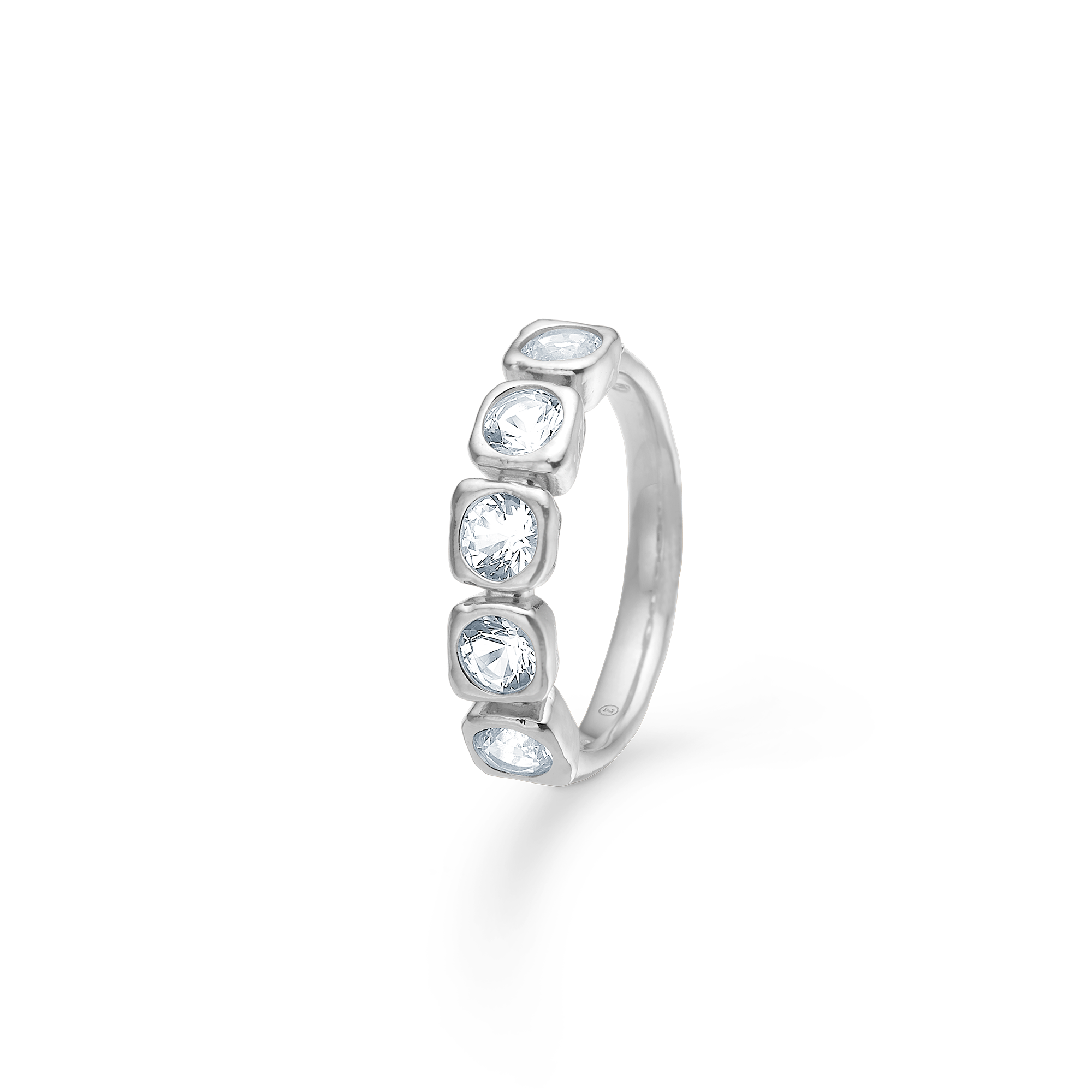 Sølv ring "Elera" m. zirk.