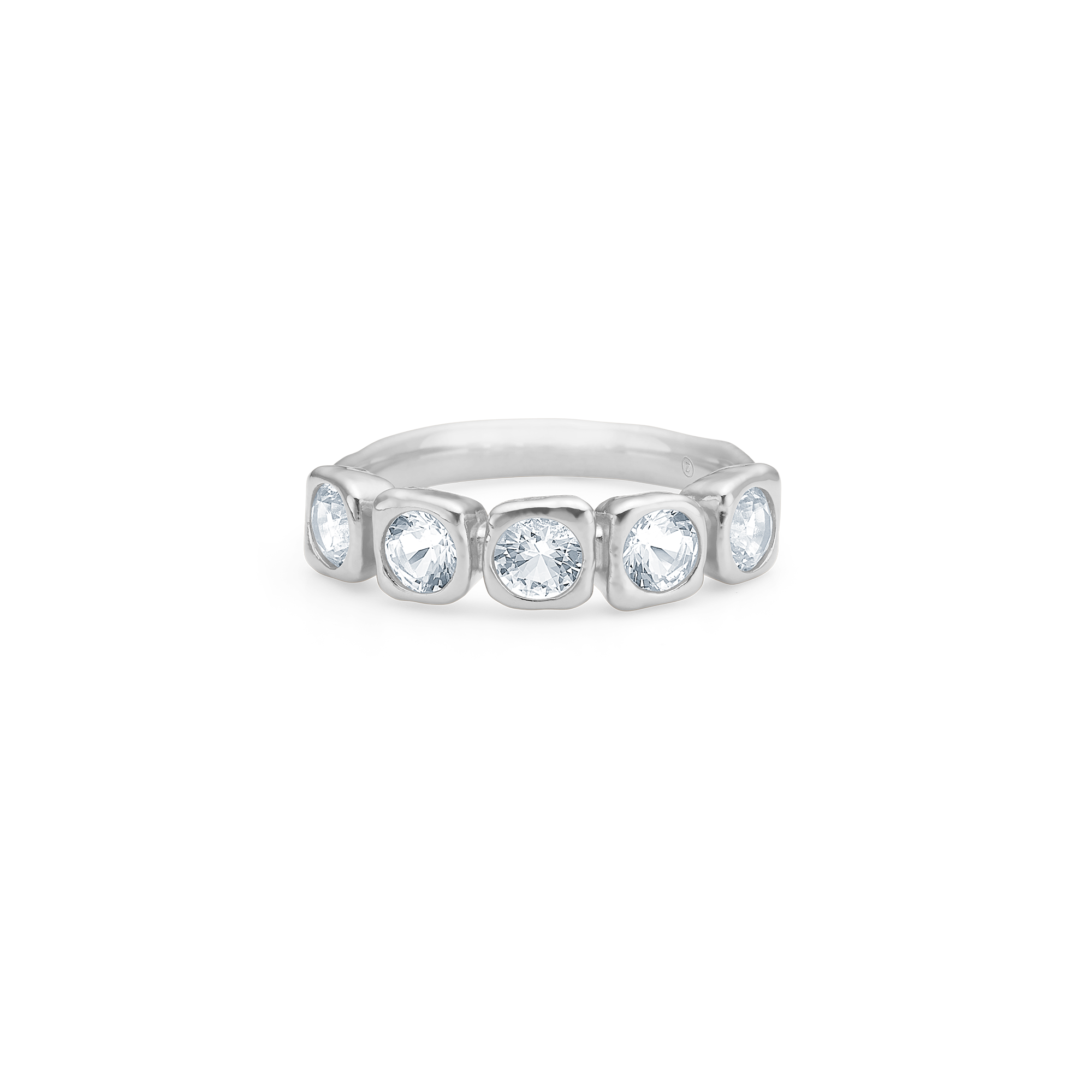 Sølv ring "Elera" m. zirk.