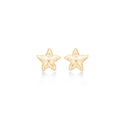 Sølv forgyldt ørestik "Starfish Lustre"