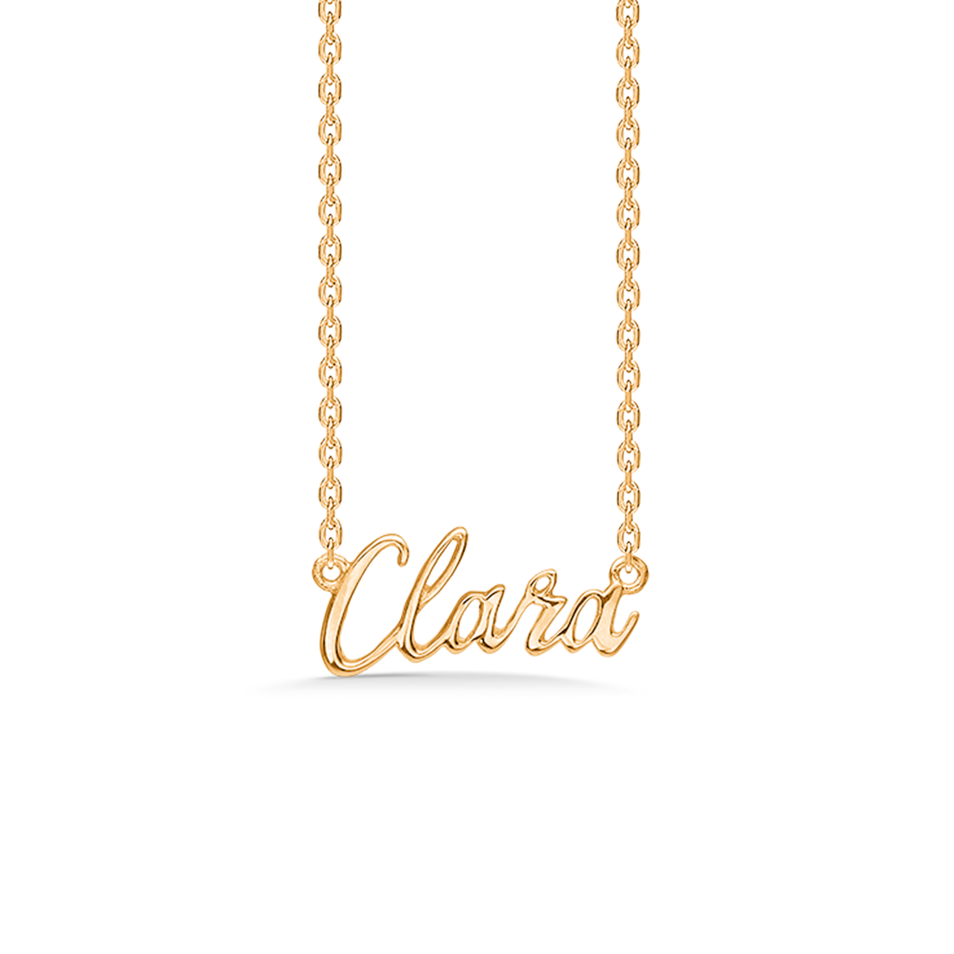 Sølv forgyldt halskæde "Clara"