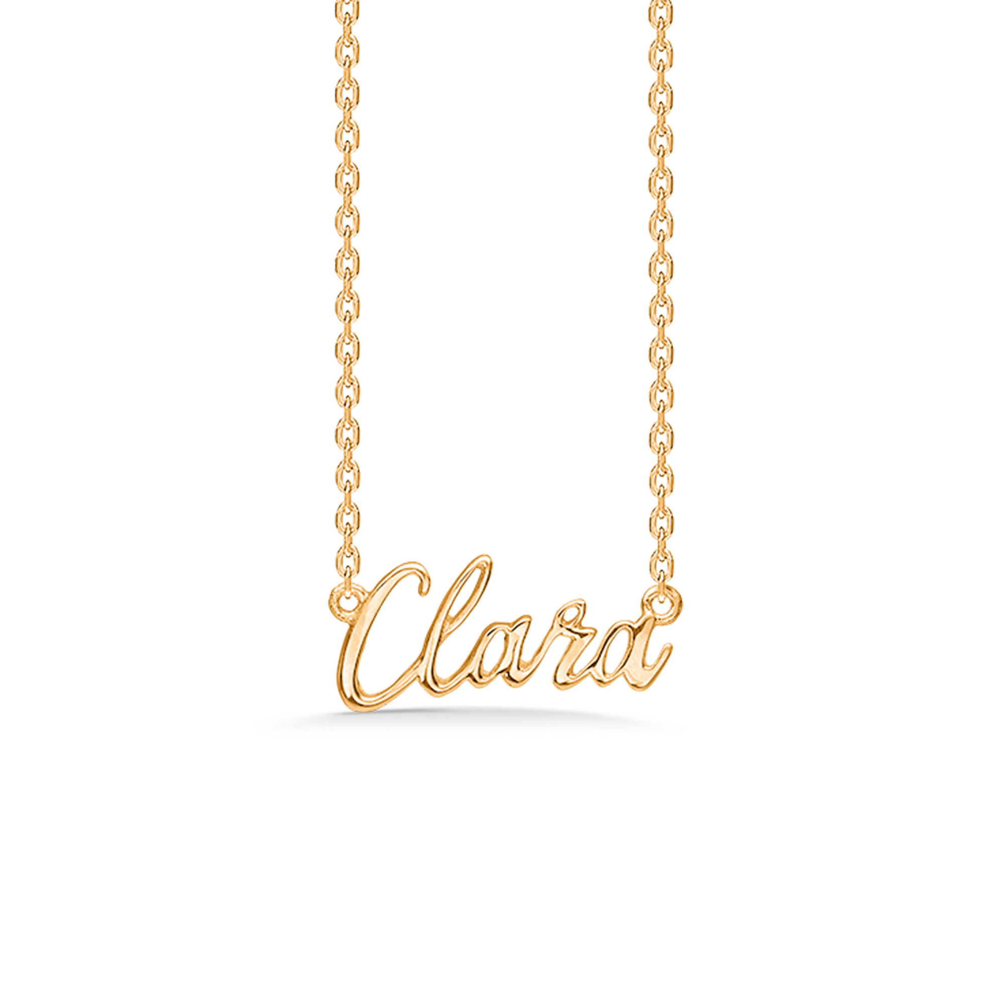 Sølv forgyldt halskæde "Clara"
