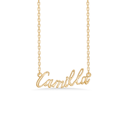 Sølv forgyldt halskæde "Camilla"