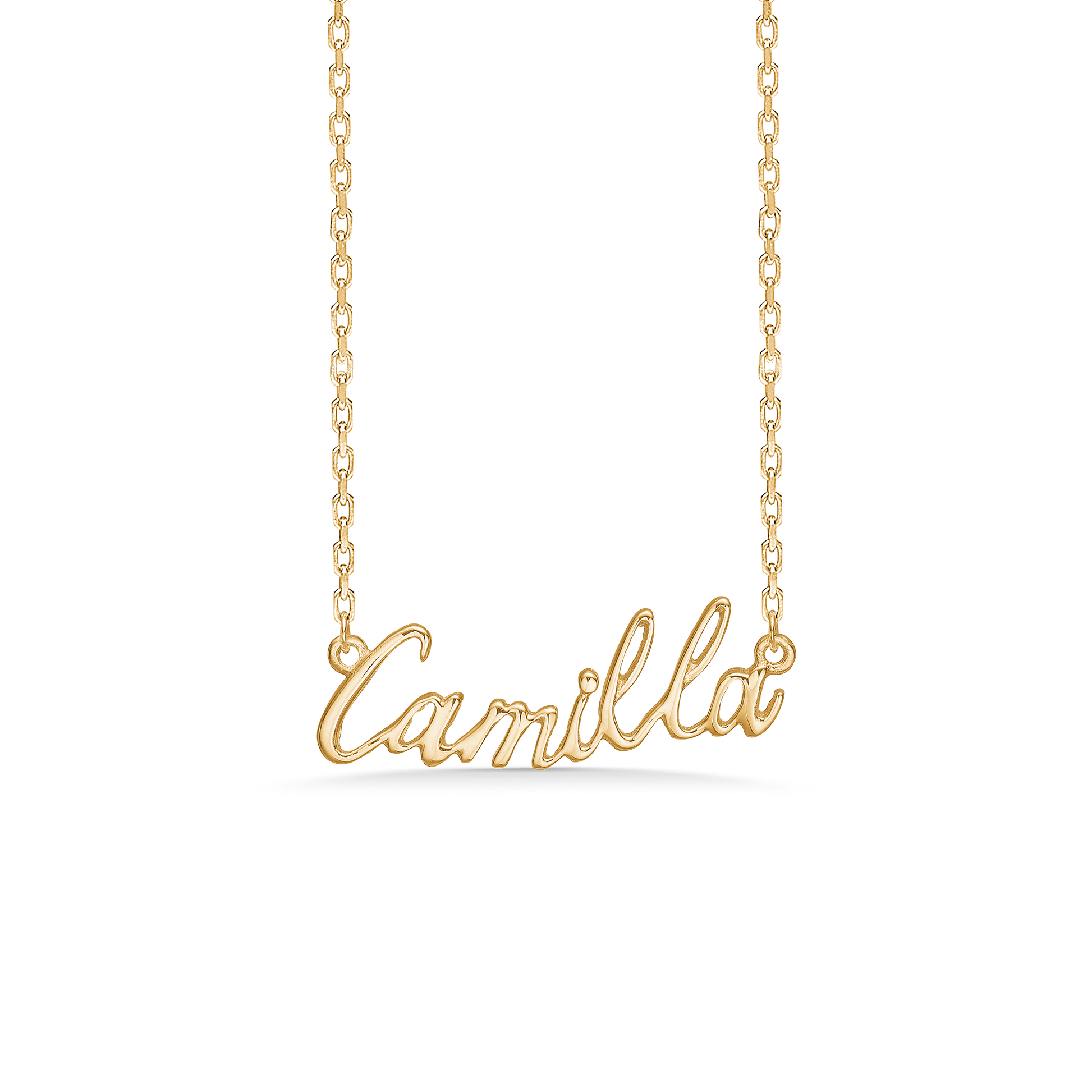 Sølv forgyldt halskæde "Camilla"