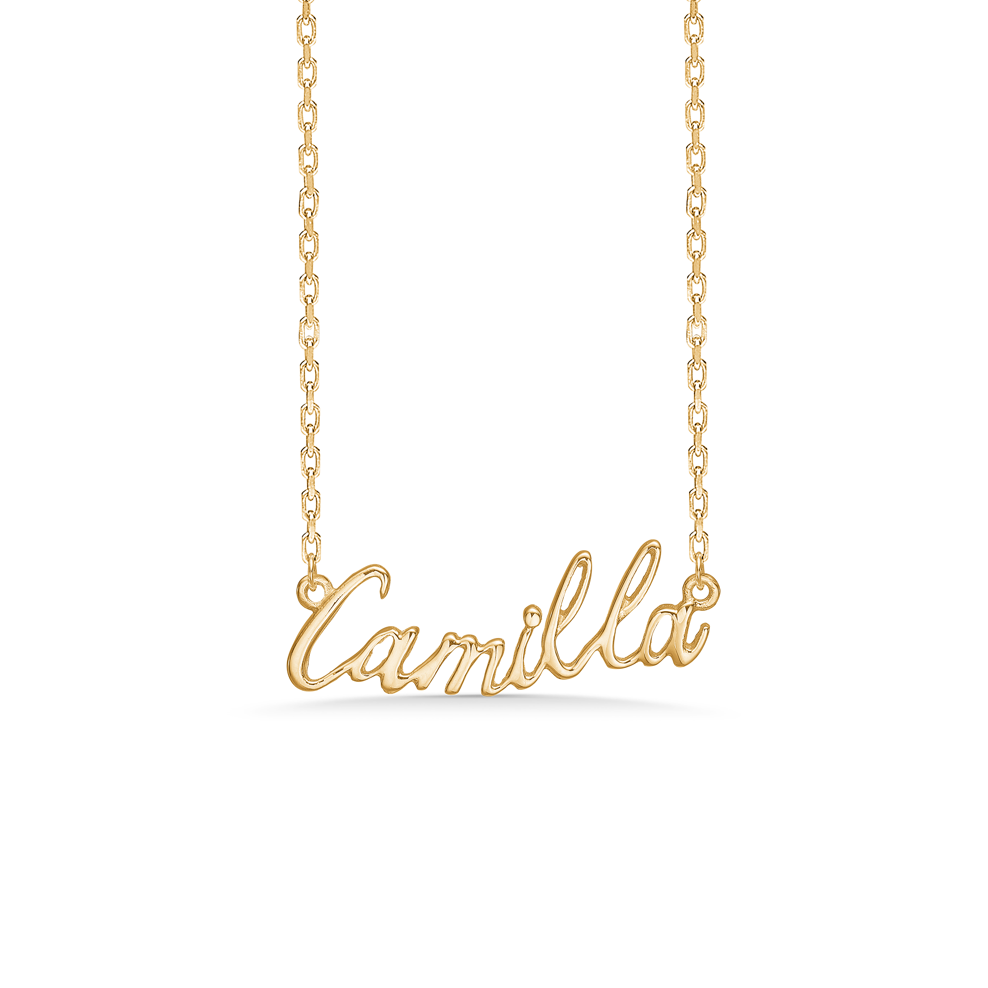 Sølv forgyldt halskæde "Camilla"