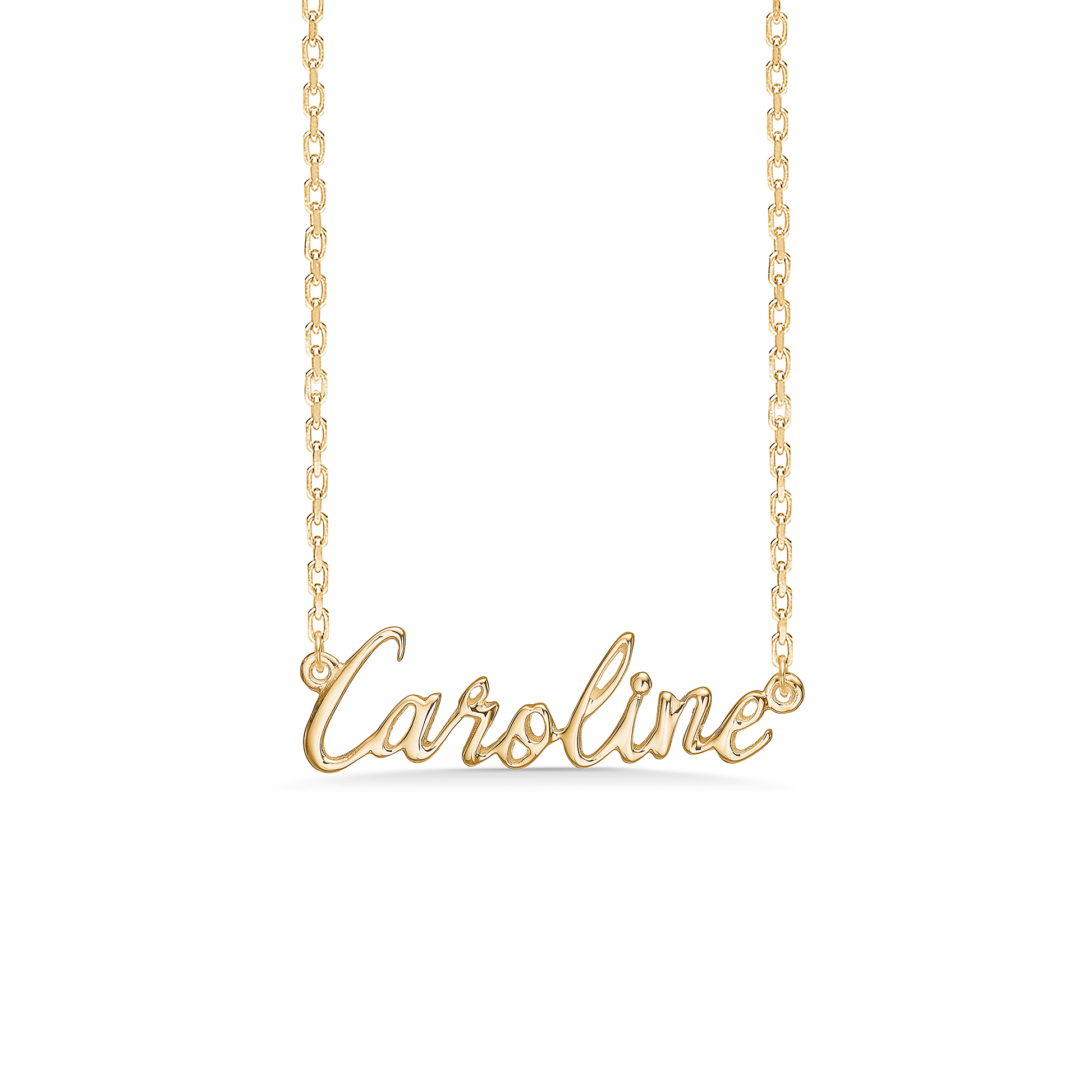 Sølv forgyldt halskæde "Caroline"