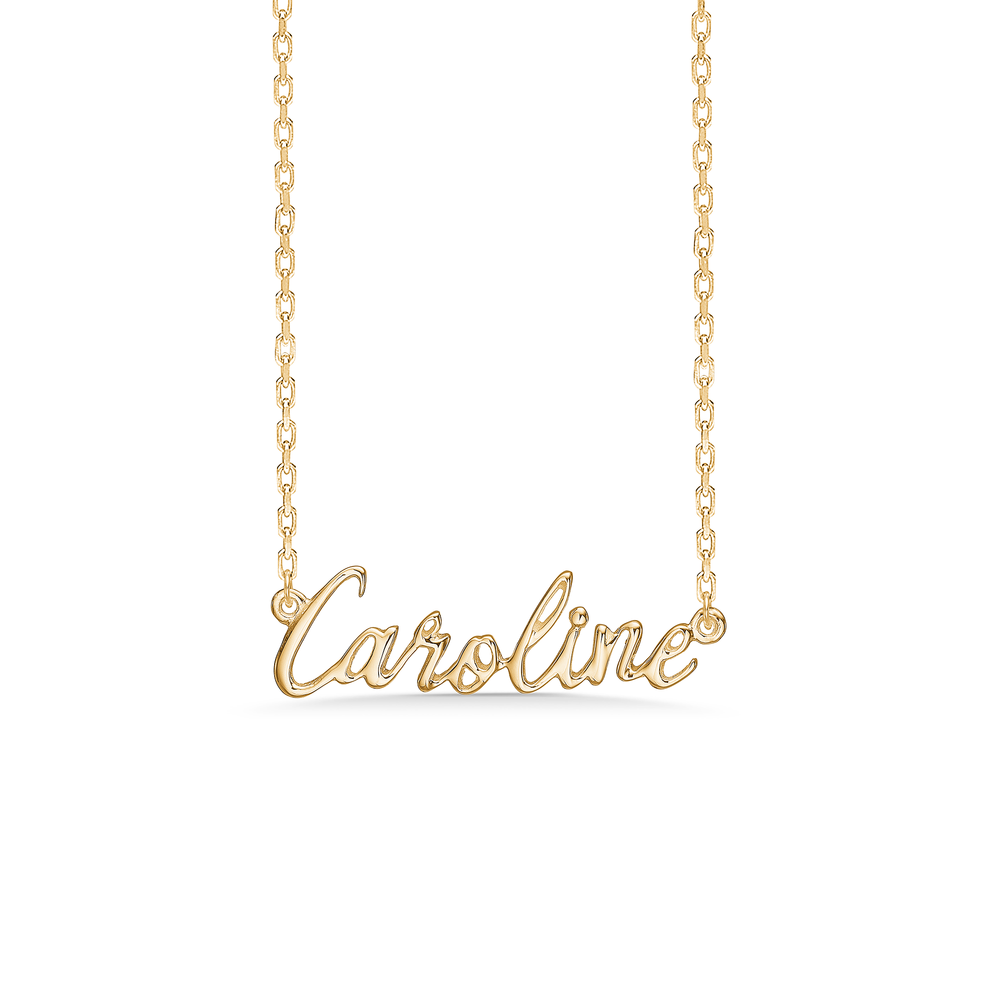 Sølv forgyldt halskæde "Caroline"