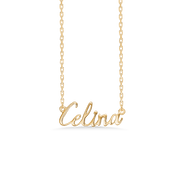 Sølv forgyldt halskæde "Celina"