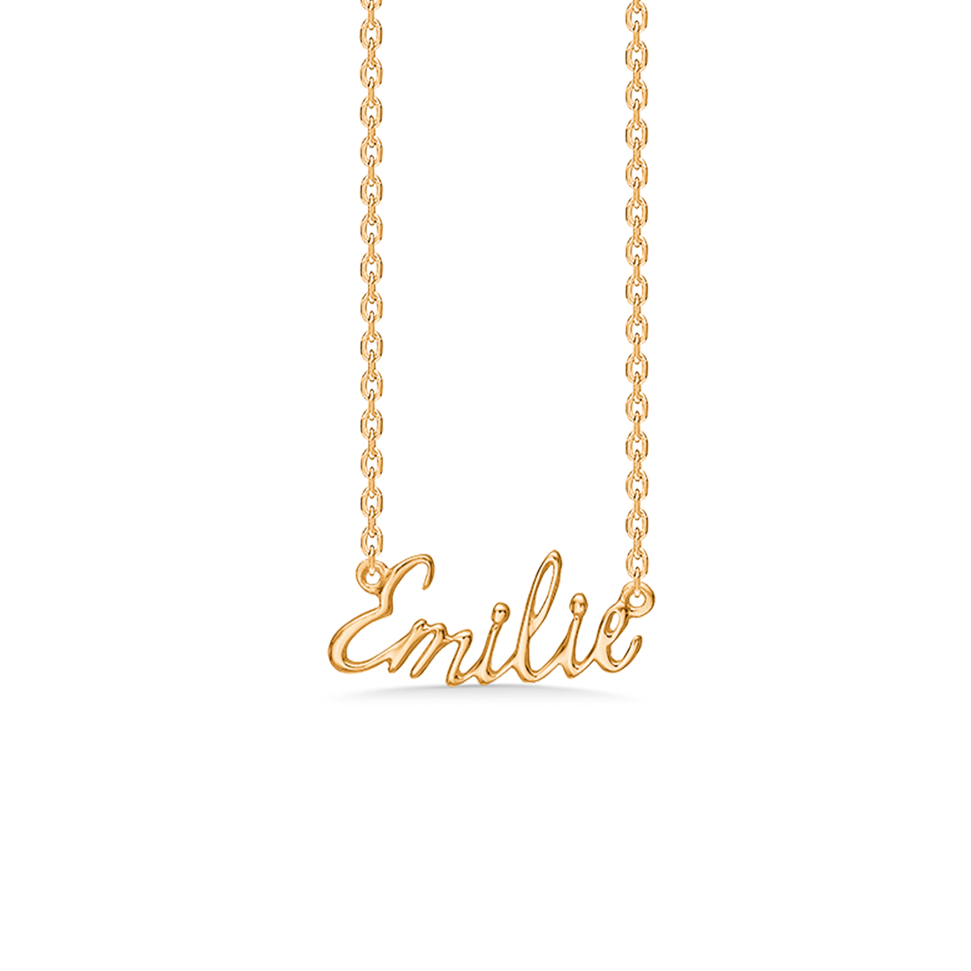 Sølv forgyldt halskæde "Emilie"