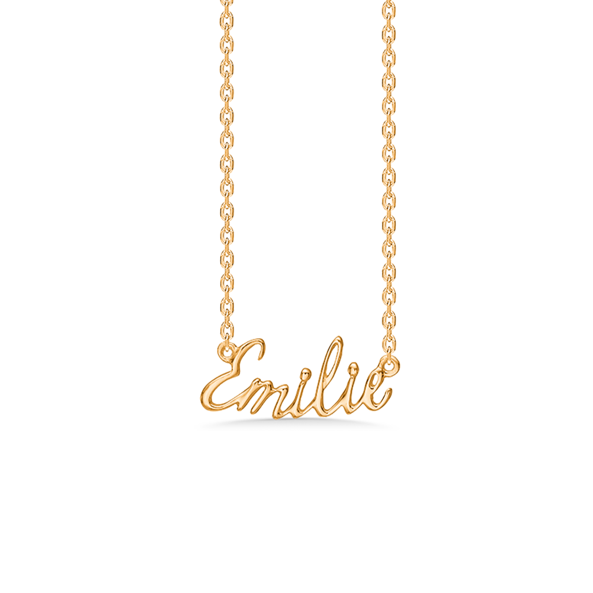 Sølv forgyldt halskæde "Emilie"