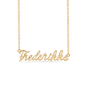 Sølv forgyldt halskæde "Frederikke"