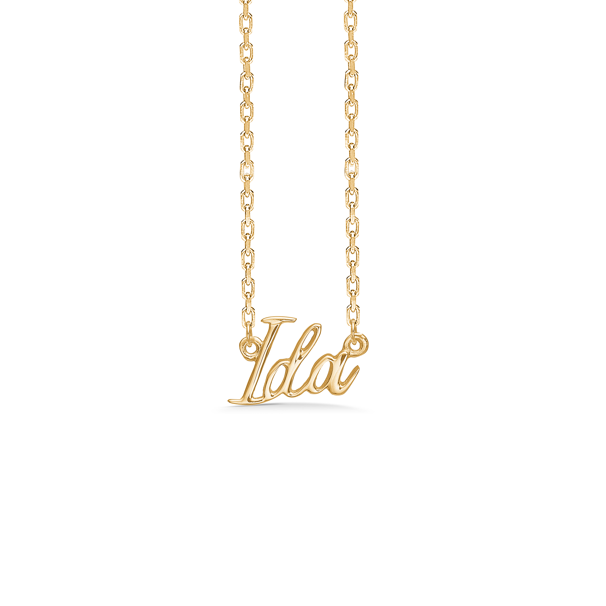 Sølv forgyldt halskæde "Ida"