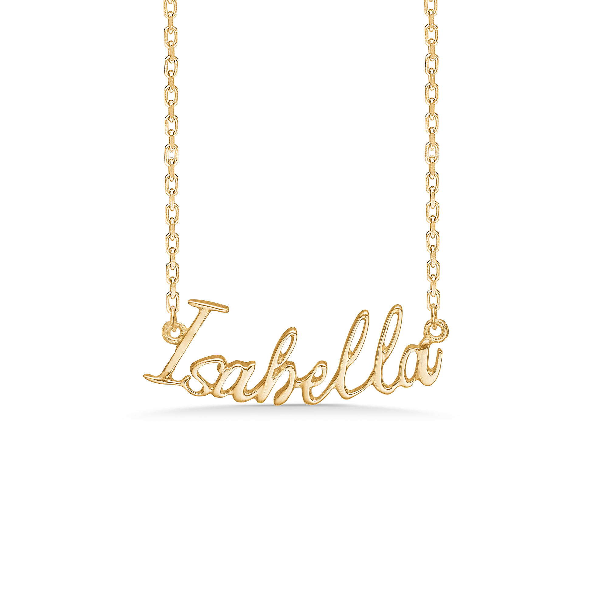 Sølv forgyldt halskæde "Isabella"