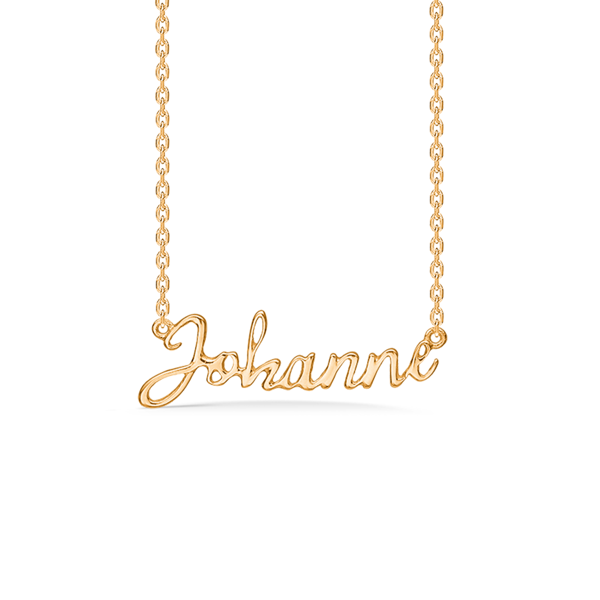 Sølv forgyldt halskæde "Johanne"