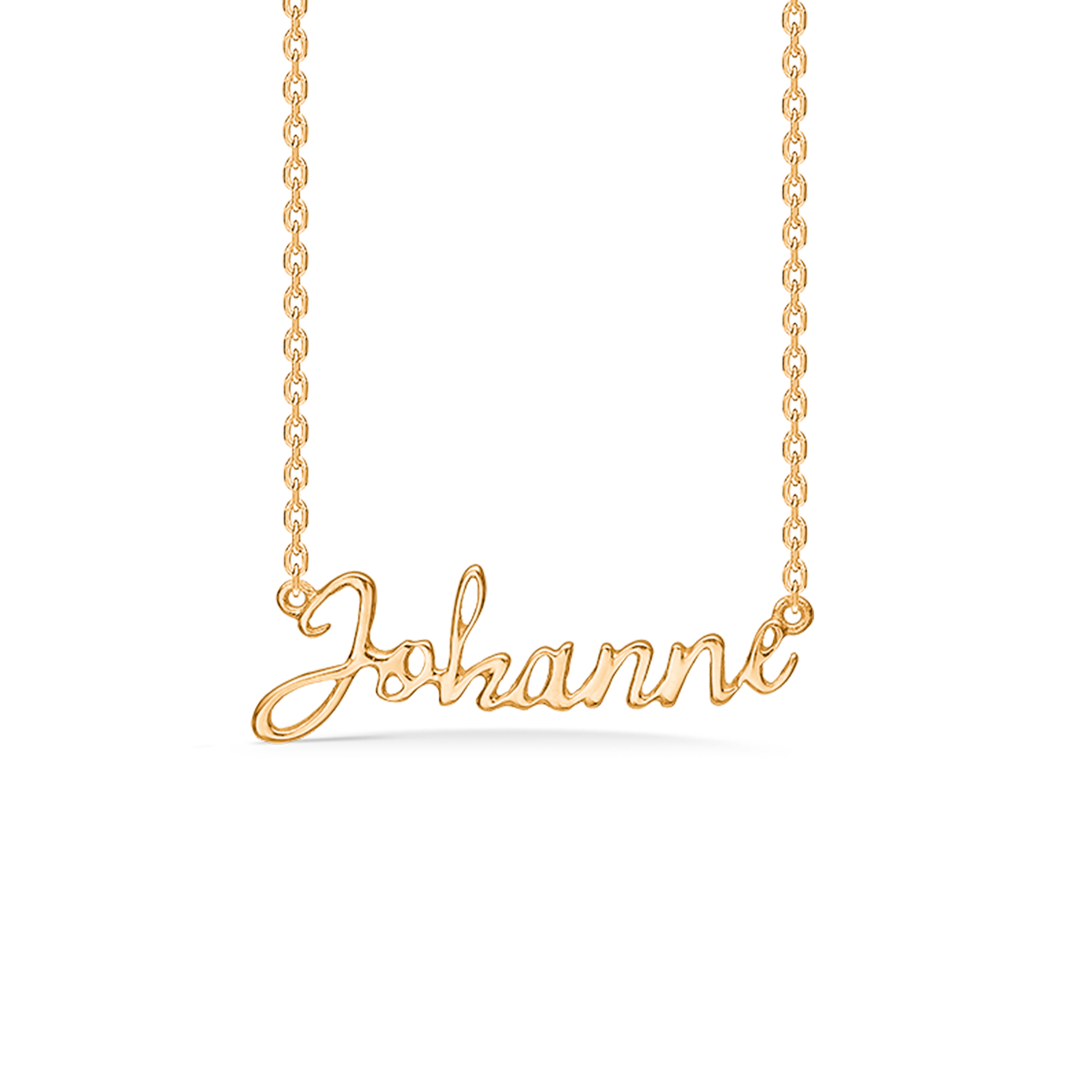 Sølv forgyldt halskæde "Johanne"