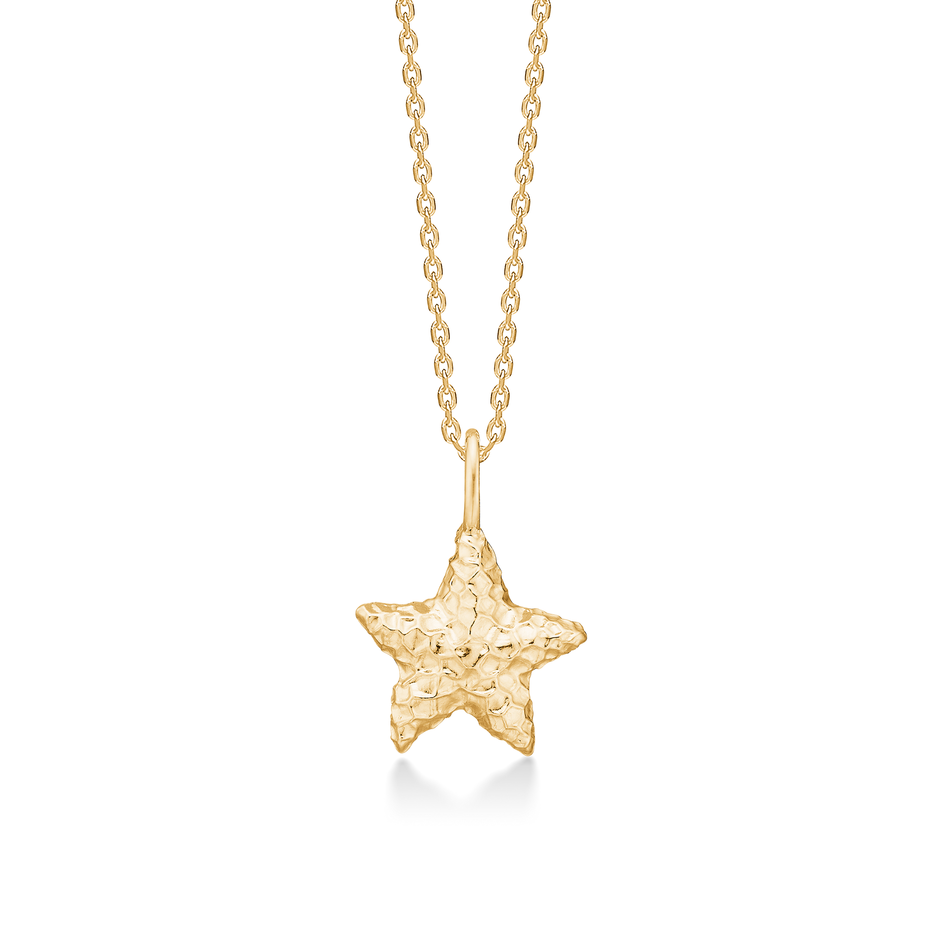 Sølv forg. halskæde "Starfish Lustre"