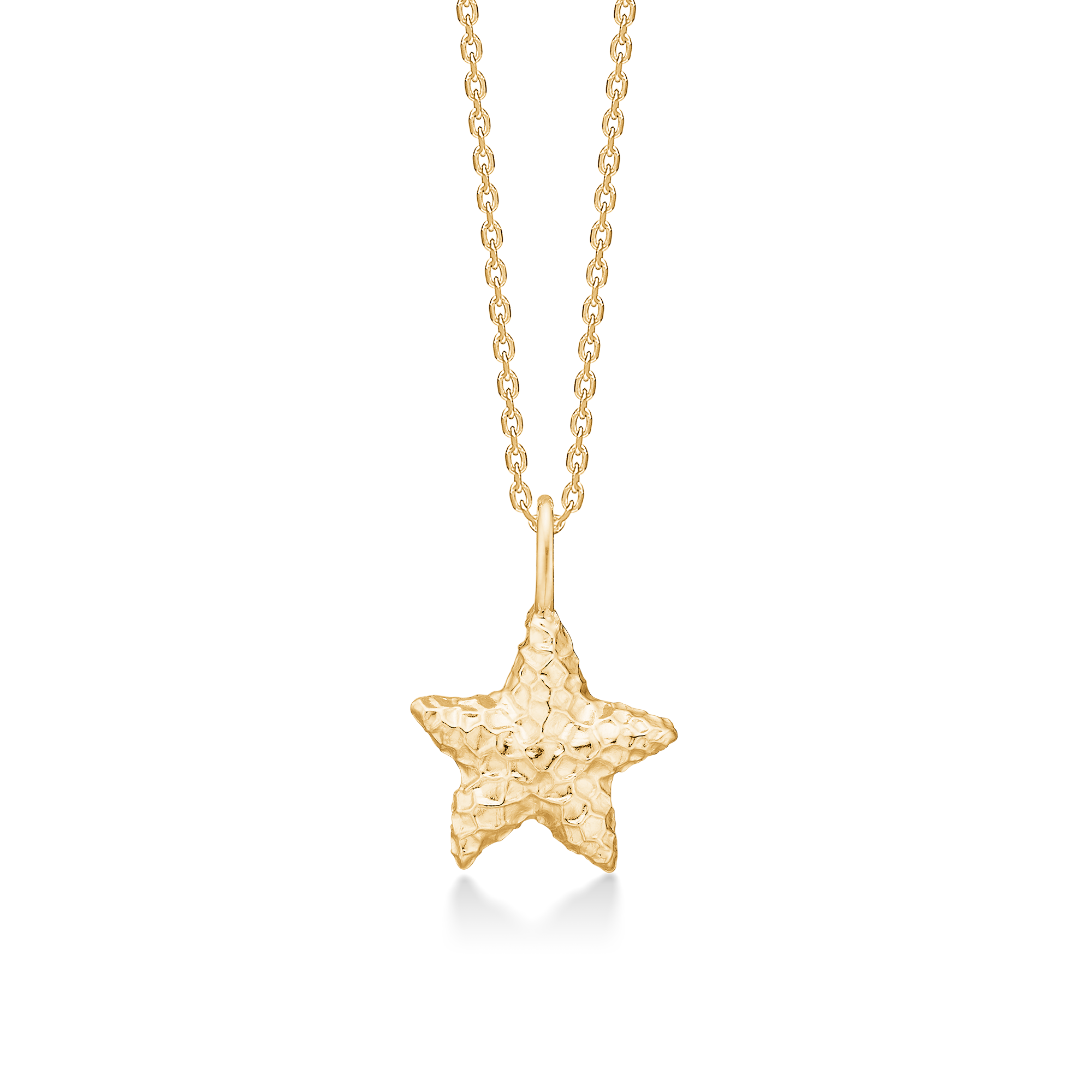 Sølv forg. halskæde "Starfish Lustre"