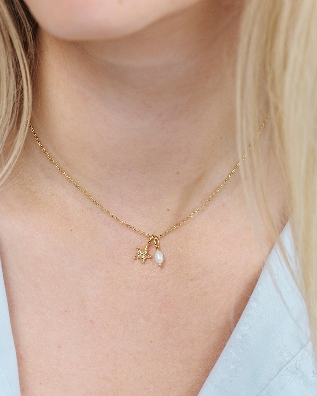 Starfish Lustre Necklace