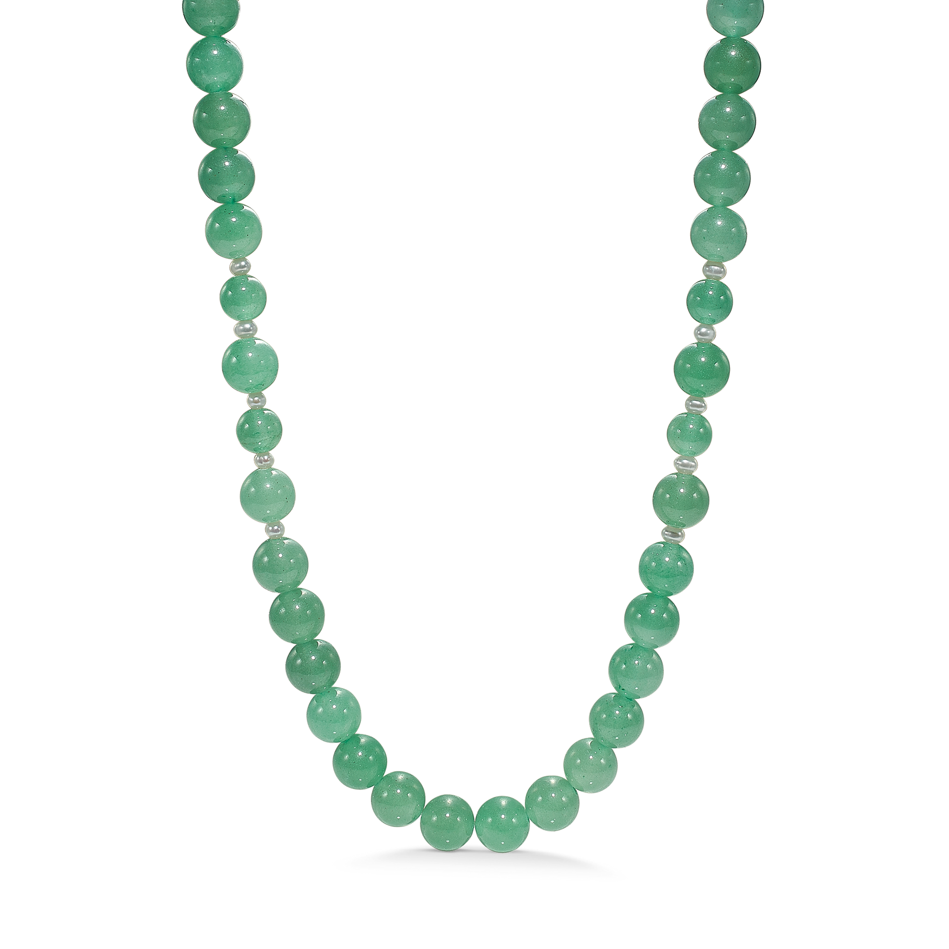 Genuine necklace, Aventurine