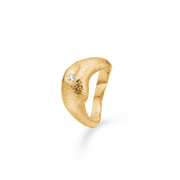 Sølv forg. ring "Lumi" m. zirk.