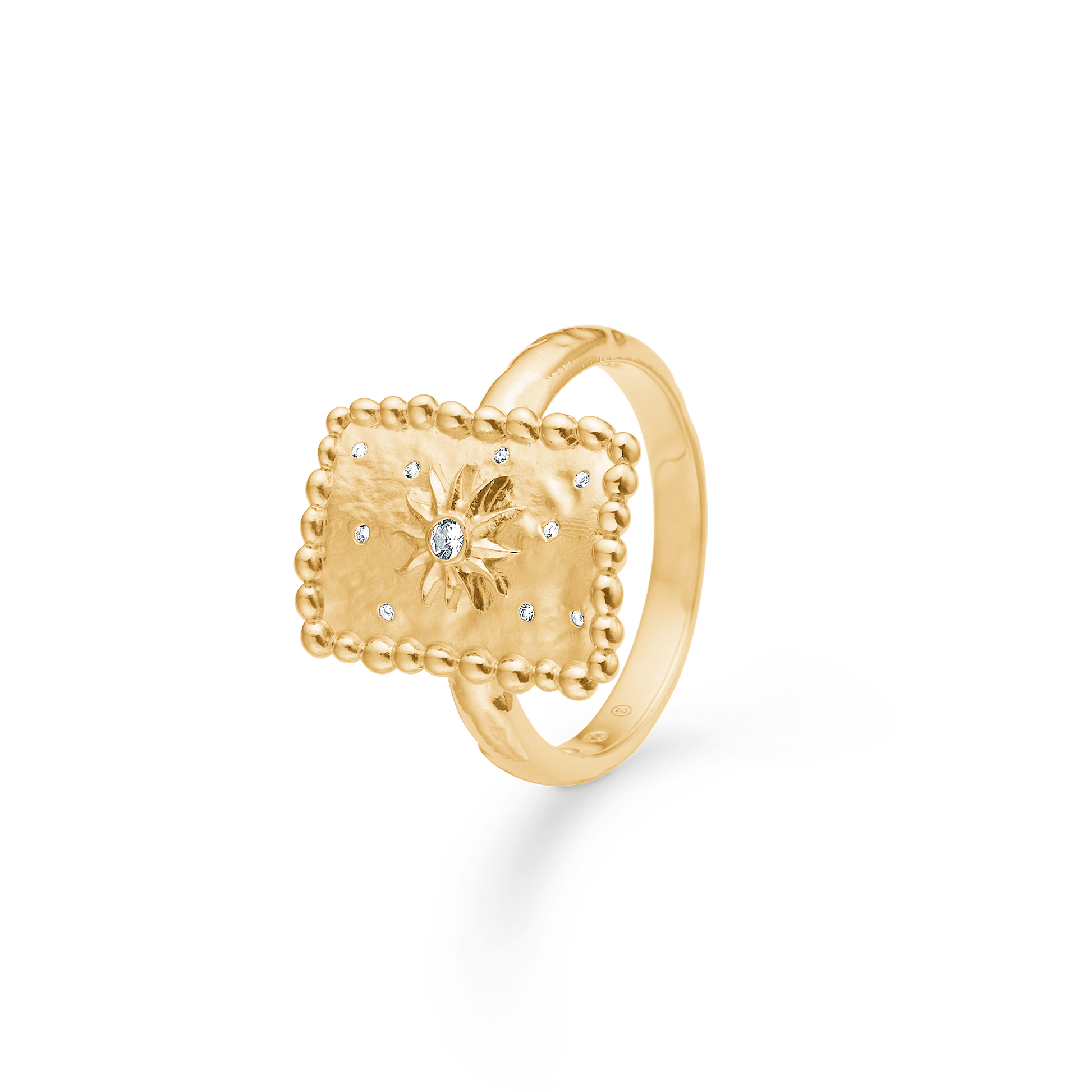 Sølv forg. ring "Liora" m. zirk.