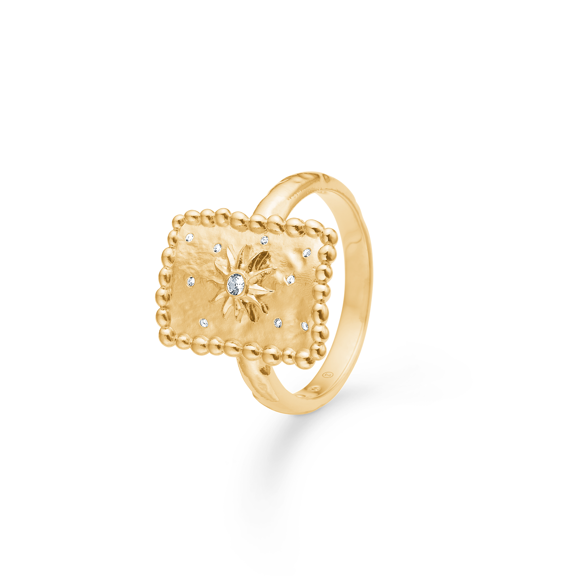 Sølv forg. ring "Liora" m. zirk.