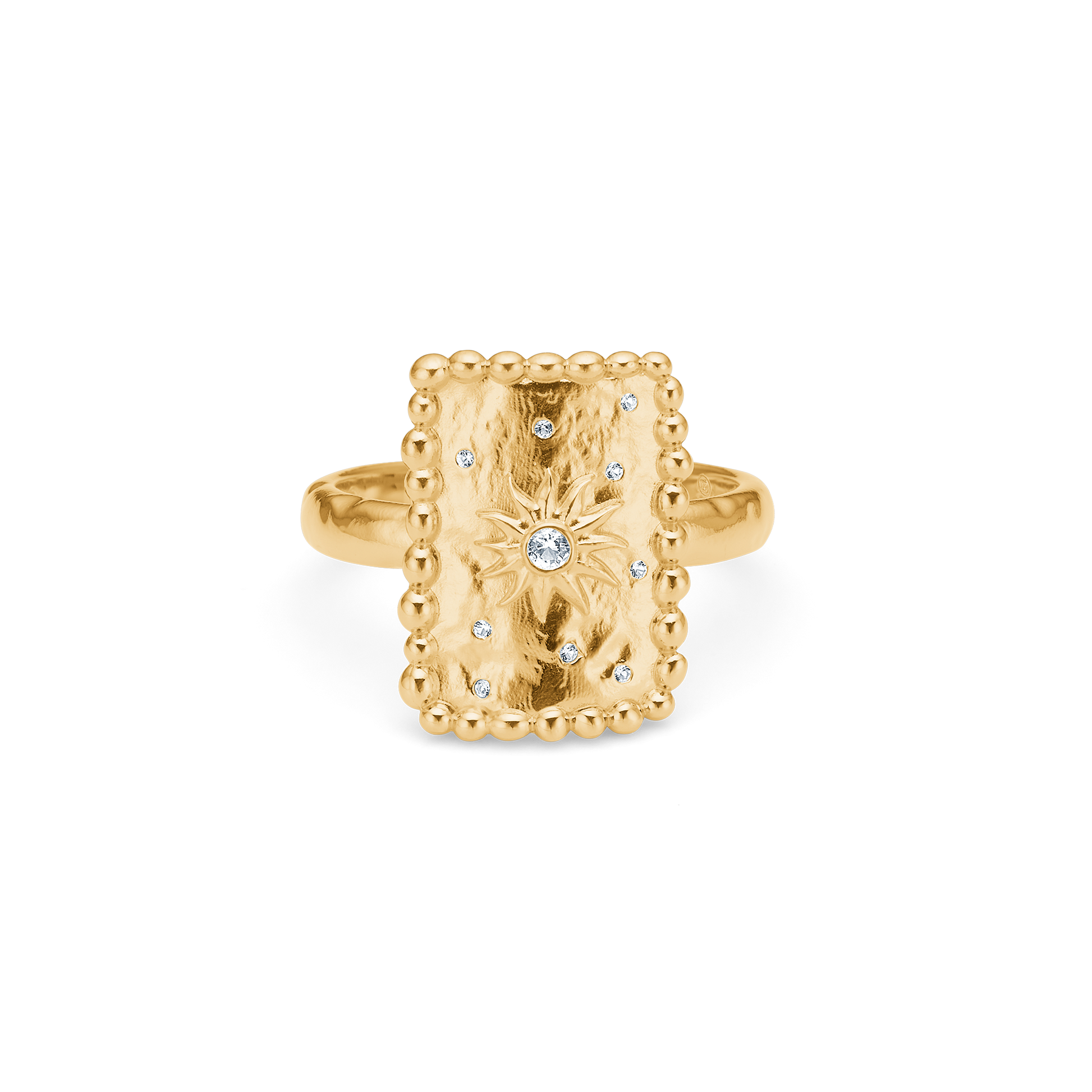 Sølv forg. ring "Liora" m. zirk.