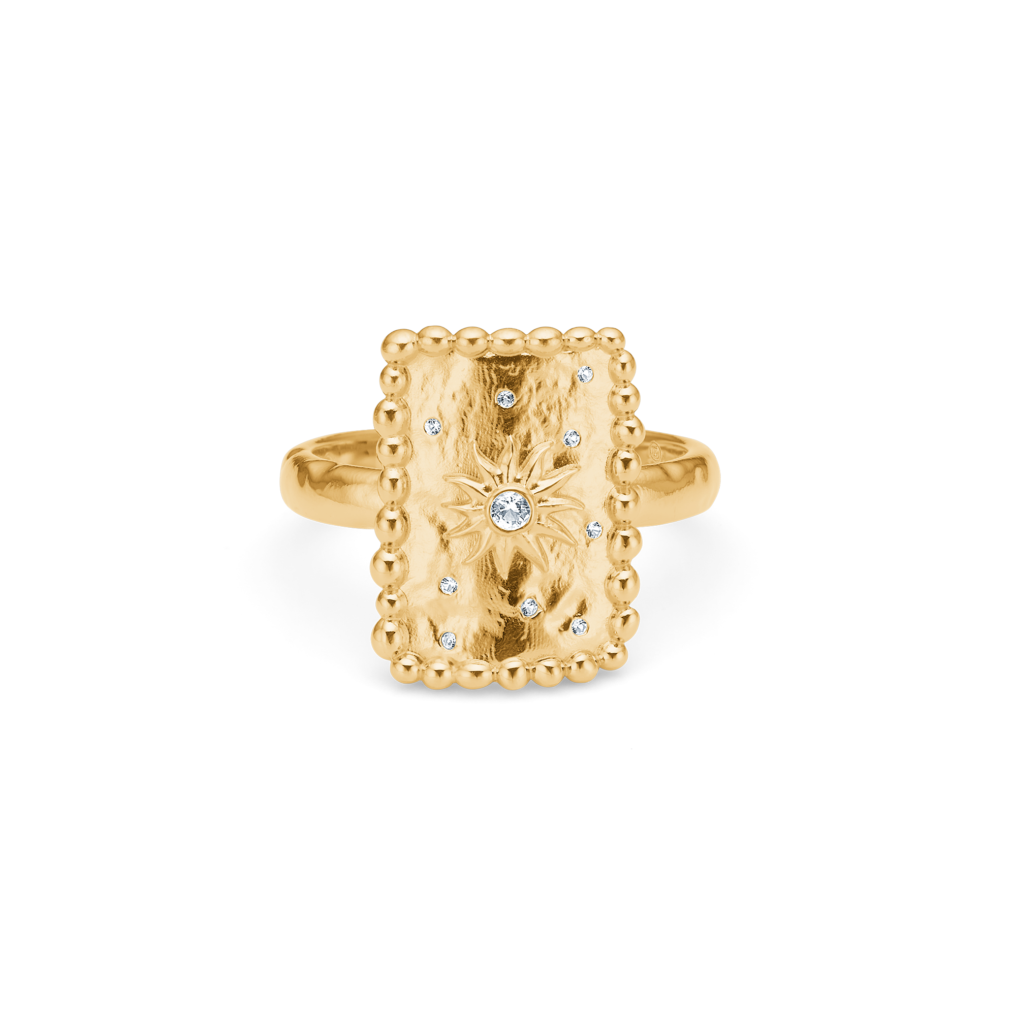 Sølv forg. ring "Liora" m. zirk.