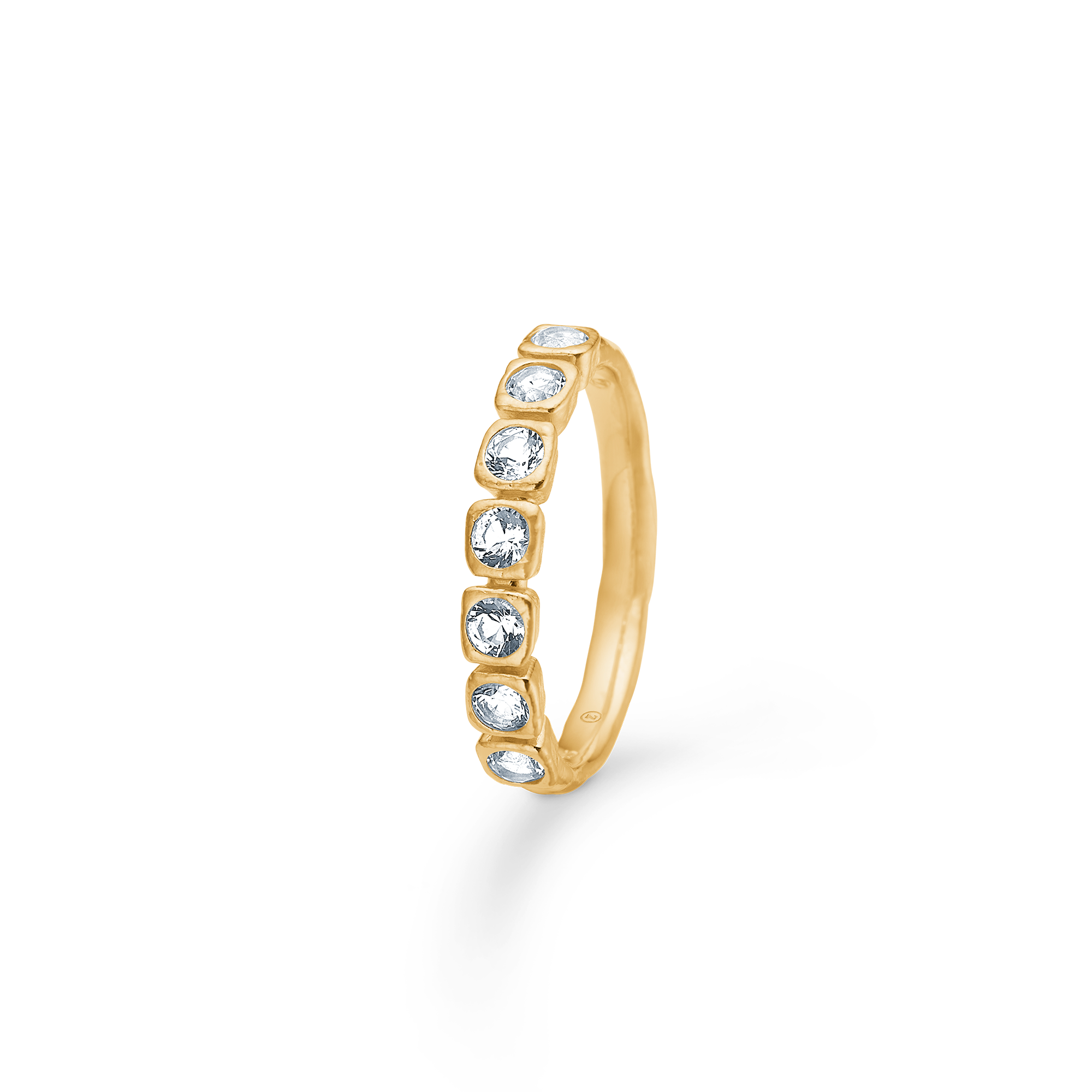 Sølv forg. ring "Elera" m. zirk.