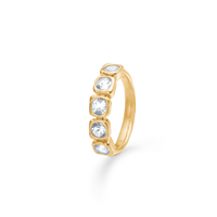 Sølv forg. ring "Elera" m. zirk.